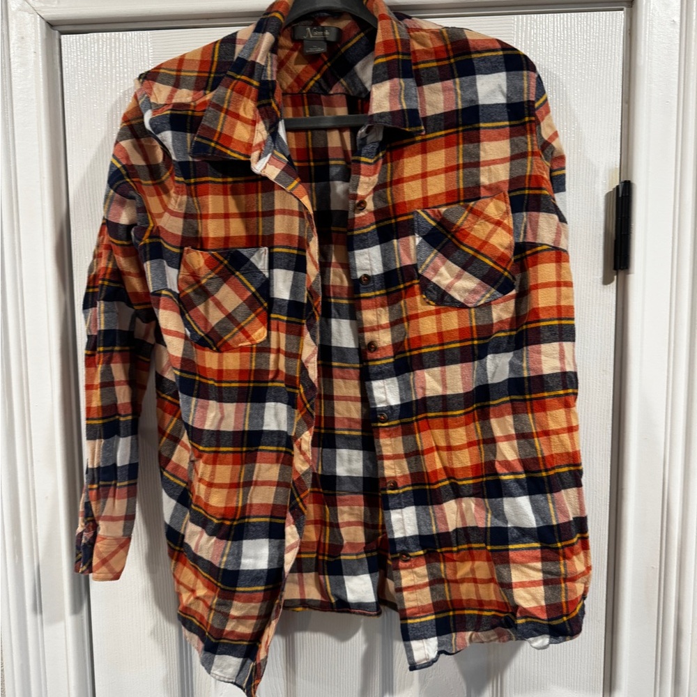 Natural Flannel Bundle XL – 2 Plaid Button Down Shirts